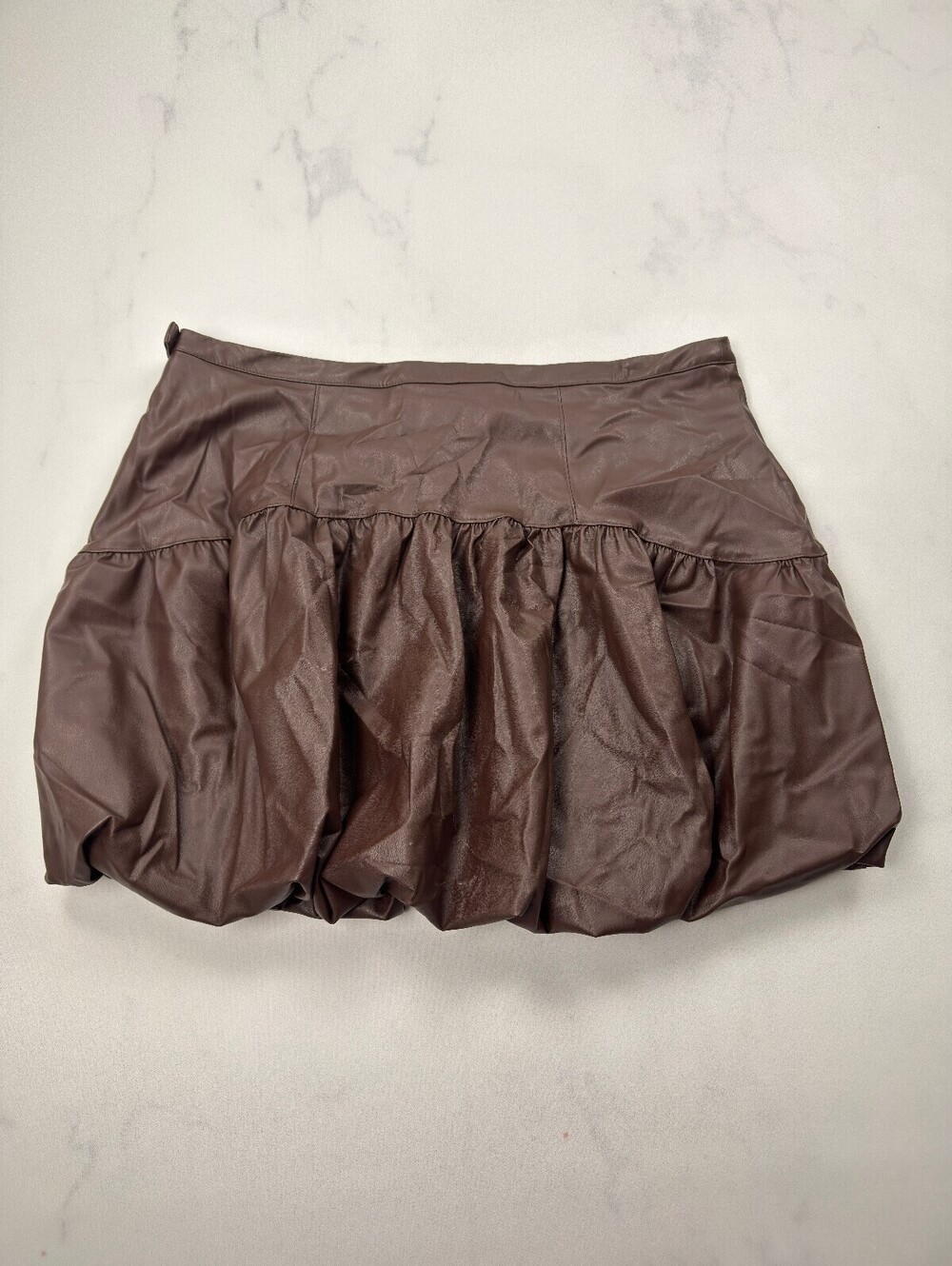 Future Collective Mini Skirt Brown 2000s Edgy - Womens XXL NWT